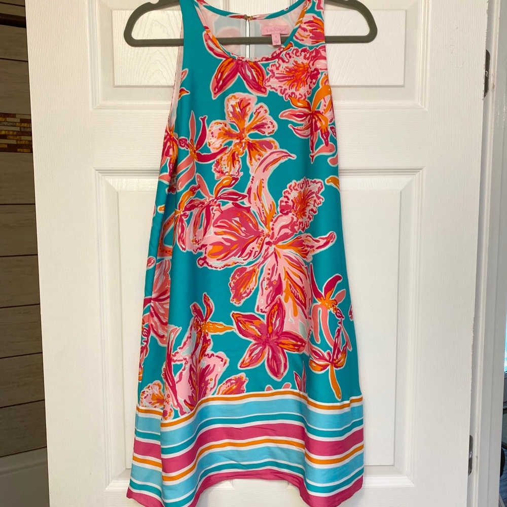 Lilly Pulitzer Swing Floral Dress Size S LIKE NEW!